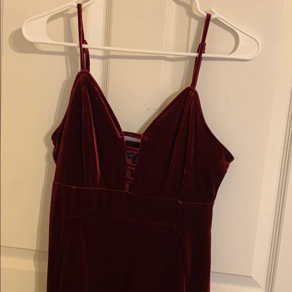 Burgundy beautiful dress